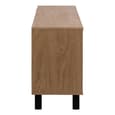 Brewster Wooden Storage Cabinet With 3 Doors In Oak