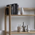 Cairo Wooden Open Display Unit With 4 Shelves In Natural