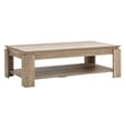Caister Wooden Rectangular Coffee Table In Grey Oak