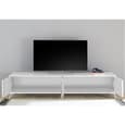 Cappy High Gloss TV Stand With 4 Doors In White