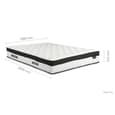 Cardiff Fabric Super King Size Mattress In White