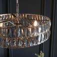 Chieti 5 Lights Ceiling Pendant Light In Bright Nickel