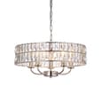 Chieti 5 Lights Ceiling Pendant Light In Bright Nickel