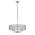 Chieti 5 Lights Ceiling Pendant Light In Bright Nickel