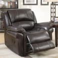 Claton Faux Leather Recliner 3+1+1 Seater Sofa Set In Brown