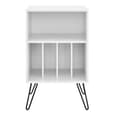 Catoosa Wooden Office Cabinet White 2 Shelves In White