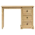 Croydon Wooden Dressing Table With 3 Drawer In Brown