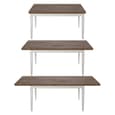 Eilat Extendaing Wooden Dining Table In Abisko Ash