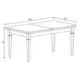 Eilat Extendaing Wooden Dining Table In Abisko Ash