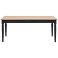 Elvira Wooden Extending Dining Table In Oak And Meteror