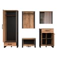 Ennis Wooden Hallway Furniture Set In Natural