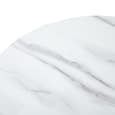 Enrico Round Glass Coffee Table In Diva Marble Effect