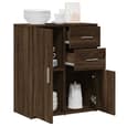 Exeter Wooden Sideboard With 2 Doors 2 Drawers In Brown Oak