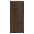 Exeter Wooden Sideboard With 2 Doors 2 Drawers In Brown Oak