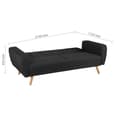 Farrah Fabric Sofa Bed In Grey