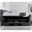 Felton Fabric Ottoman Storage King Size TV Bed In Slate