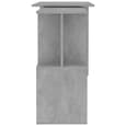 Fowey Wooden Laptop Desk Corner In Concrete Grey