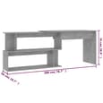 Fowey Wooden Laptop Desk Corner In Concrete Grey