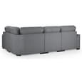Frisco Fabric Right Hand Corner Sofa In Grey