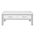 Gilford Wooden Coffee Table With 4 Drawers In Greystone
