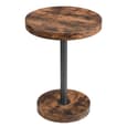 Havana Rustic Oak Bar Table With Black Base 4 Ripple Grey Stools
