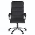 Havard Faux Leather Home And Office Chair In Black