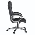 Havard Faux Leather Home And Office Chair In Black