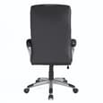 Havard Faux Leather Home And Office Chair In Black