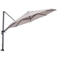 Hawo Large Polyester Garden Round Parasol In Sand