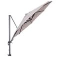 Hawo Large Polyester Garden Round Parasol In Sand