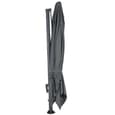 Hawo Polyester Garden Deluxe Parasol In Dark Grey