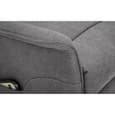 Henry Fabric Recliner Armchair In Charcoal Grey