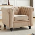 Hertford Fabric 3+2+1 Seater Sofa Set In Stone