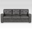 Hobart Fabric 3+2 Seater Sofa Set In Dark Grey