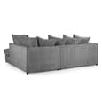 Hyeres Fabric Right Hand Corner Sofa In Grey