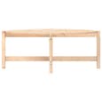 Laurel Solid Pine Wood Coffee Table In Brown