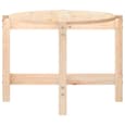 Laurel Solid Pine Wood Coffee Table In Brown