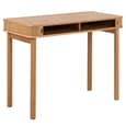 Lewiston Wooden Laptop Desk With 2 Sliding Doors In Oak