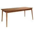 Malibu Wooden Extending Dining Table In Walnut