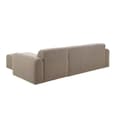 Manheim Fabric Right Hand 3 Seater Corner Sofa In Beige