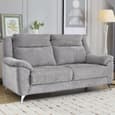 Mankato Fabric 3+2 Seater Sofa Set In Ash