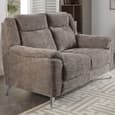 Mankato Fabric 3+2 Seater Sofa Set In Stone