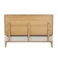 Mainz Wooden King Size Bed In Taupe