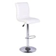 Caprice Melange Effect Bar Table With 4 Ripple White Stools