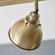 Moline 3 Lights Linear Bar Spotlight In Antique Brass