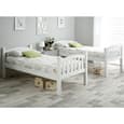 Myrtle Wooden Bunk Bed With Ladder In White