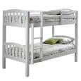 Myrtle Wooden Bunk Bed With Ladder In White