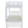 Myrtle Wooden Bunk Bed With Ladder In White