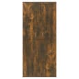 Newberry Wooden Shoe Storage Cabinet With 2 Doors In Smoked Oak