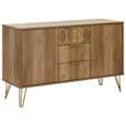 Ormskirk Wooden Sideboard With 2 Doors 3 Drawers In Oak